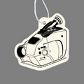 Paper Air Freshener - Stock Camcorder (3/4 View) Tag W/ Tab